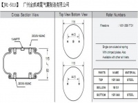 JW1-5010工業(yè)設(shè)備橡膠空氣彈簧/氣囊/空氣墊/緩沖減振墊/Air spring/FS100-10/W01-358-5002/W01-358-7731/1B131/1B7-540/W01-358-7742/W01-358-0127/W01-358-7729/W01-358-0131/WO1-35