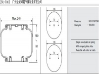 JW1-5040工業(yè)設(shè)備橡膠空氣彈簧/氣囊/空氣墊/緩沖減振墊W01-358-7592/W01-358-7752/W01-358-7751Air spring/1B580/W01-358-7598/1B8-580