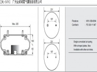 JW1-5070工業(yè)設(shè)備橡膠空氣彈簧/氣囊/空氣墊/緩沖減振墊/Air spring/W01-358-6994/FS330-11647