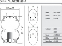 JW2-5246橡膠空氣彈簧/空氣彈簧/氣囊/氣包/氣墊/Air spring/W01-358-6905/FD200-19315/2B9-206/S3518/S5270/1003586905C/8030120/AS-0020/2B5246