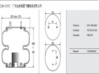 JW2-5275橡膠空氣彈簧/空氣彈簧/氣囊/氣包/氣墊/Air spring/W01-358-6946/FD200-25463/2B9-254/1003586946C/2B5275