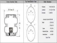 空氣彈簧 Air spring 氣囊 JW2-5222 2B5222 W01-358-7325 FD120-17509 2B8-550 8003-006 227QS-32 57QK1113 P10-754 AS-0030 S-14395