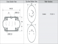 FS330-14 工業(yè)設(shè)備橡膠空氣彈簧 氣囊 空氣墊 緩沖減振墊 Machinery and equipment Air spring Shock absorption FS330-14 FS330 14 FS33014