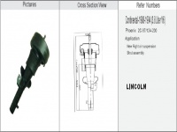 減震氣囊 / 空氣彈簧 / Air spring / JW1C2303 2C-97/124-200 LINCOLN