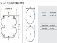 JW2-5262空氣彈簧/氣囊減振/Air spring shock absorbers