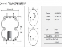 JW2-5335空氣彈簧/氣囊減振/Air spring shock absorbers