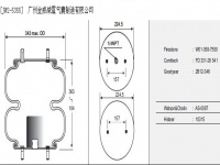 JW2-5355空氣彈簧/氣囊減振/Air spring shock absorbers