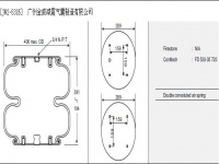 JW2-5385空氣彈簧/氣囊減振/Air spring shock absorbers