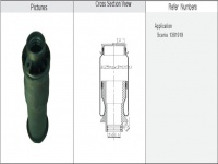 減震氣囊 / 空氣彈簧 / Air spring / JW1C3086 SCANIA 1381919 Truck Air Suspension Air Spring Air Bag Shock Absorber