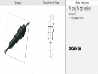 斯堪尼亞卡車減震氣囊 / 空氣彈簧 / Air spring / JW1C3210 P2A00046 B11D07 SCANIA Truck Air Suspension Air Spring Air Bag Shock Absorber