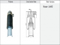 日系尼桑nissan Truck Air Suspension Air Spring Air Bag Shock Absorber 減震氣囊 / 空氣彈簧 / Air spring / JW1C9500 95246-00Z16 95246-00Z17 UD460 ISUZU 五十鈴卡車
