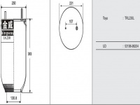 JW6001橡膠空氣彈簧/氣囊/Air spring shock absorbers/53106-99204