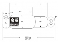 JW-350-20中集托架減震器 氣囊橋減振器 富華橋避震器 BPW橋液壓減震器 車橋筒式減震器 車橋托架阻尼器 BPW Fuhua middle set bracket vehicle bridge shock absorbers