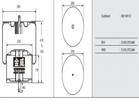 JW6008橡膠空氣彈簧/氣囊/Air spring shock absorbers/661NP01/5010073846/5.010.073.846