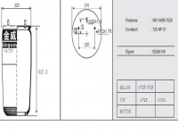 JW7529橡膠空氣彈簧/氣囊/Air spring shock absorbers/W01-M58-7529/725NP01/00246149