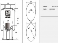 JW7349橡膠空氣彈簧/氣囊/Air spring shock absorbers/W01-F79-7349/13-00522-000