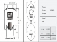 JW6031橡膠空氣彈簧/氣囊/Air spring shock absorbers/4159NP03