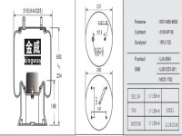JW8859橡膠空氣彈簧/氣囊/Air spring shock absorbers/W01-M58-8859/4159NP06/1R12-702