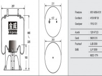 JW9131橡膠空氣彈簧/氣囊/Air spring shock absorbers/W01-M58-9131/4159NP09/1R12-721/128147123/58051210