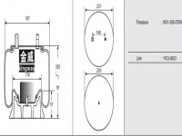 JW5789橡膠空氣彈簧/氣囊/Air spring shock absorbers/W01-358-5789/1103-0503