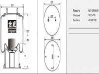 掛車空氣彈簧氣囊Trailer air spring air bag W01-M58-7348 W01-M58-7295 1865757 1327144 1123386 4156NP07 4156NP15 130382 21215761 W01-358-9361 1R12-719 V1DK23K-28 134142 1T15M-6 566-24-3-502 566243502 54156AP07