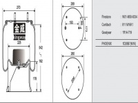 掛車空氣彈簧氣囊Trailer air spring air bag 811MB 1384274 0388491 1322491 1322720 1R14-718 1T19E-2 2203878 311670000 130042 566-28-3-503 566283503 5.000.745.918 5000745918