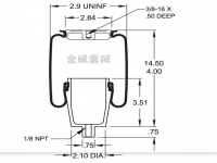 truck airspring American Truck air rubber spring for Kenworth 肯沃思美國(guó)卡車空氣彈簧氣囊 W02-358-7110 W023587110 W02-600-7110 W026007110 1S5-152 R81-1002 T2000