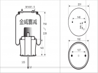 SCANIA Air spring Boot, air suspension 斯堪尼亞卡車空氣彈簧氣囊總成 134582 330304K 1DF20A-2 566-22-3-545 1R11-839 610557 1726242 125864 331242K 040506105570