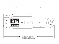 JW395-275-16筒式液壓減震器 阻尼器 金威減震器 Washing machine equipment shock absorbers/洗衣機(jī)設(shè)備減震器/洗滌設(shè)備減振器/脫水機(jī)設(shè)備減振器